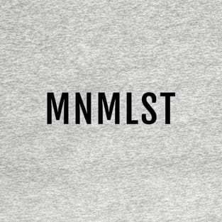 MNMLST, Minimalist design T-Shirt